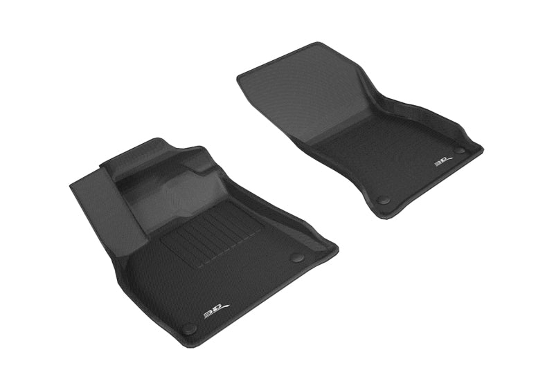 3D MAXpider 2018-2020 Audi Q5 Kagu 1st Row Floormat - Black - Striker Modified