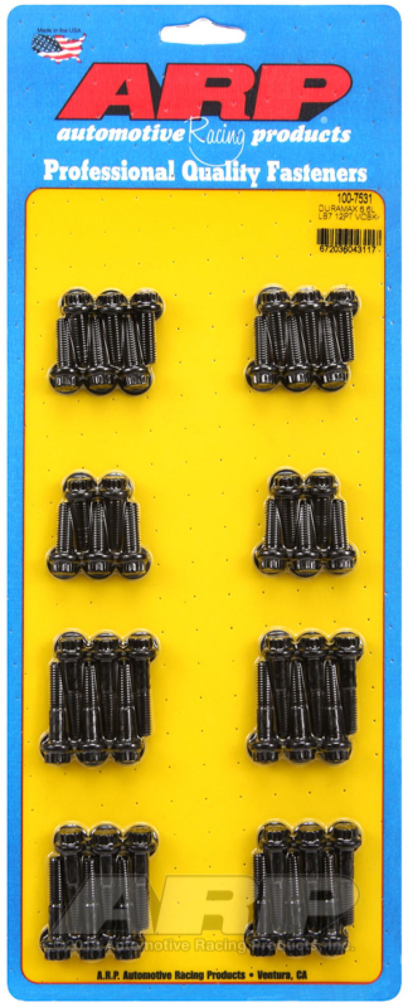 ARP Chevy Duramax 6.6L LB7 12pt Valve Cover Bolt Kit - Striker Modified