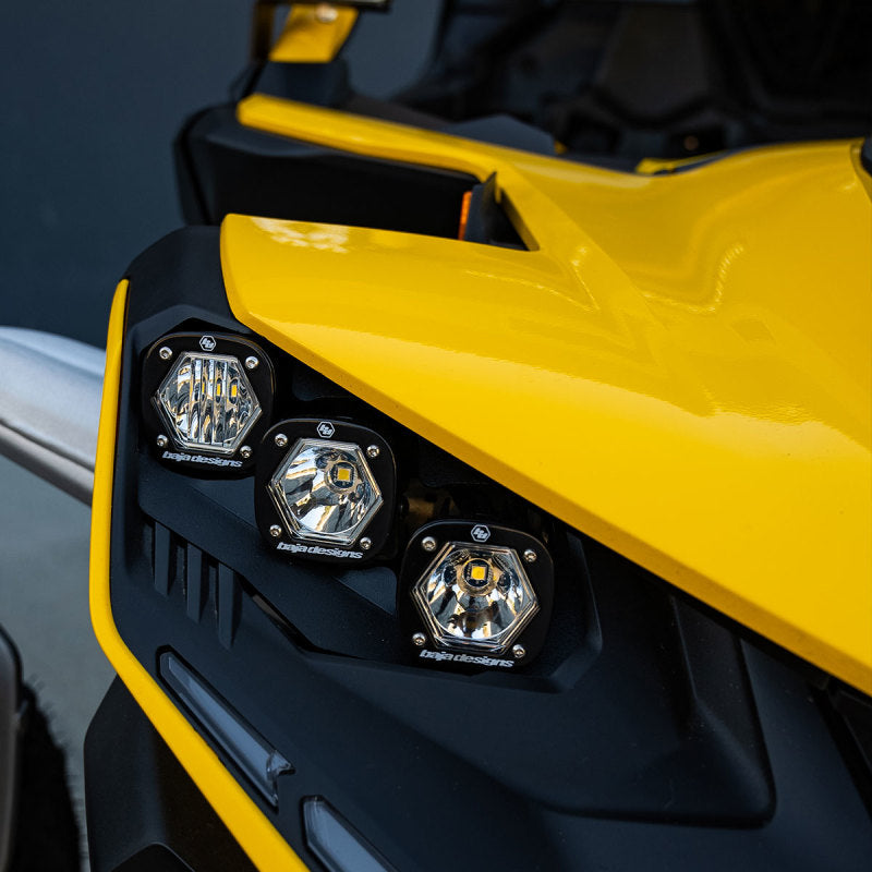 Baja Designs 2024 Can-Am Maverick R Triple S1 Unlimited Headlight Kit - Striker Modified