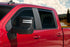 EGR 2019 Chevy 1500 Crew Cab In-Channel Window Visors - Dark Smoke - Striker Modified