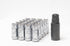 Wheel Mate 14x1.50 Monster Open End Silver Lug Nut - Set of 20 - Striker Modified