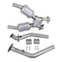 BBK 99-04 Mustang 4.6 GT / Cobra High Flow X Pipe With Catalytic Converters - 2-1/2 - Striker Modified