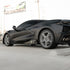 2020-2024 Corvette C8 Stingray Evo Style Side Skirts Gloss Black Pair