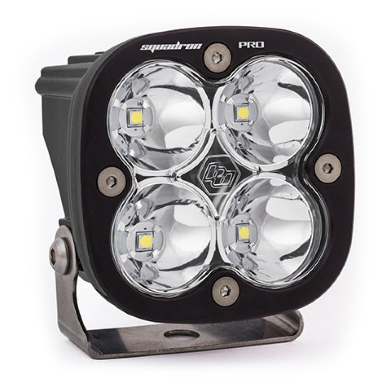 Baja Designs Squadron Pro Spot Pattern Black LED Light Pod - Clear - Striker Modified