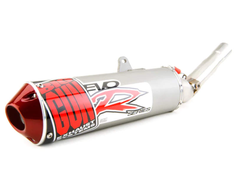 Big Gun 85-00 Honda XR 600R EVO R Series Slip On Exhaust - Striker Modified