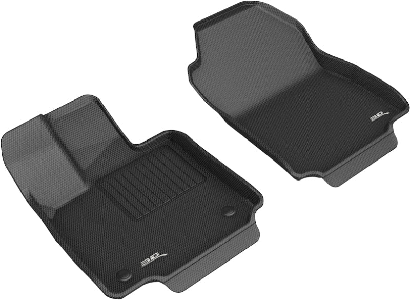 3D MAXpider 2019-2020 Toyota RAV4 Kagu 1st Row Floormat - Black - Striker Modified
