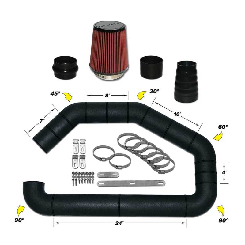 Airaid U-Build-It - Universal 3.5in Master Kit I w/700-452 (6in) Filter - Striker Modified
