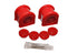 Energy Suspension 02-05 Dodge Ram 1500 2WD Red 34mm Front Sway Bar Bushing Set - Striker Modified
