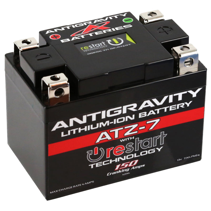 Antigravity YTZ7 Lithium Battery w/Re-Start - Striker Modified