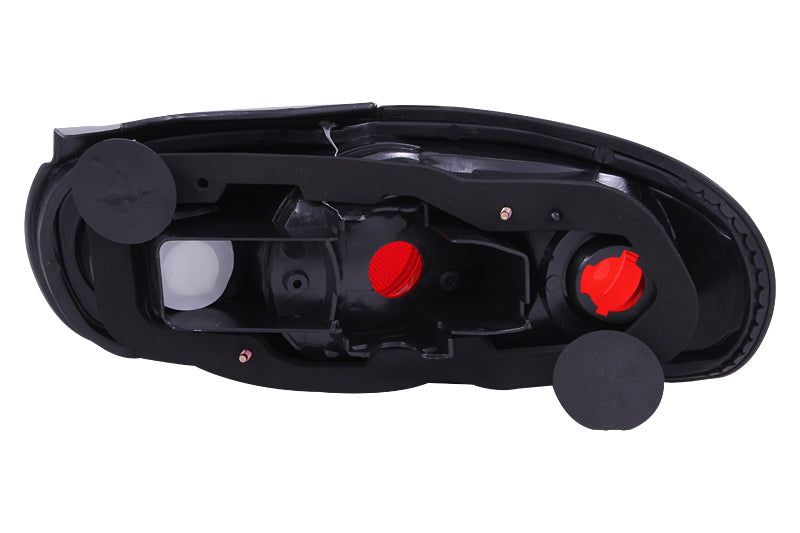 ANZO 1990-1997 Mazda Miata Taillights Chrome - Striker Modified