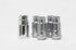 Wheel Mate 14x1.50 Monster Lug Satin Silver Locking Lug Nut  - Set of 4 - Striker Modified