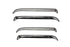 AVS 77-84 Buick Electra Ventshade Front & Rear Window Deflectors 4pc - Stainless - Striker Modified