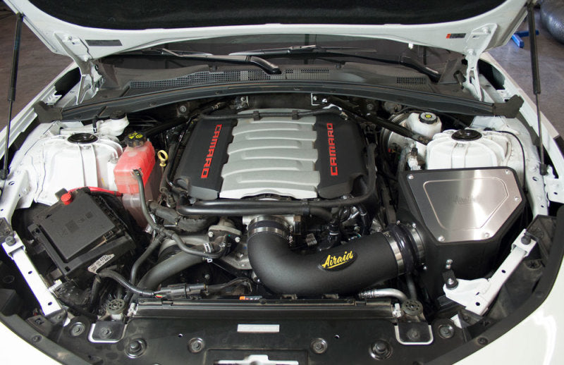 Airaid 16-20 Chevrolet Camaro SS V8-6.2L Performance Air Intake System (Oiled/Yellow Filter) - Striker Modified