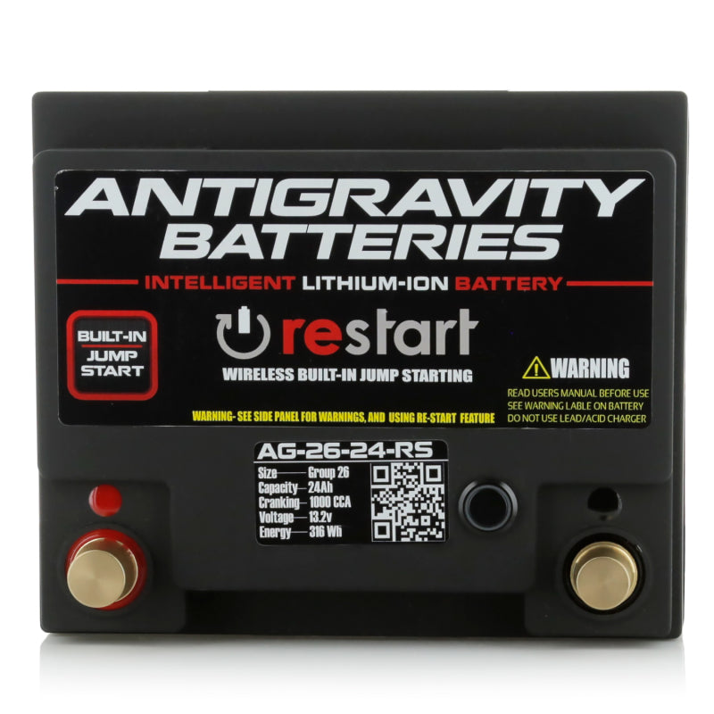 Antigravity H6/Group 48 Lithium Car Battery w/Re-Start - Striker Modified