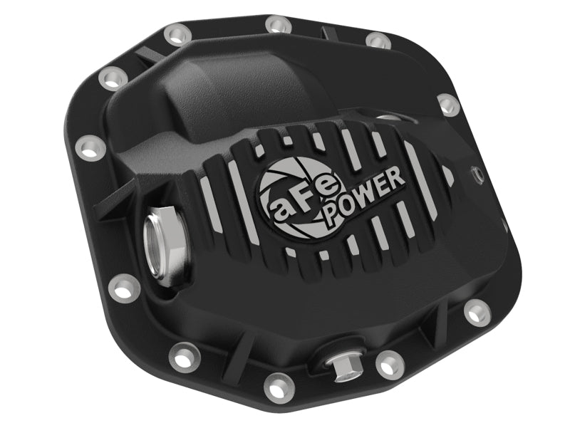aFe Pro Series Front Differential Cover Black 2018+ Jeep Wrangler (JL) V6 3.6L (Dana M186) - Striker Modified