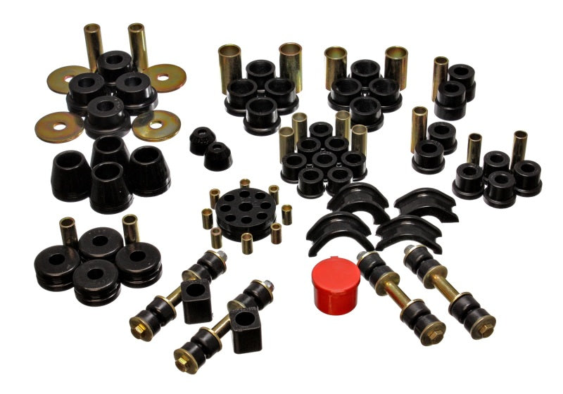 Energy Suspension 74-78 Nissan 260Z/280Z Black Hyper-Flex Master Bushing Set - Striker Modified