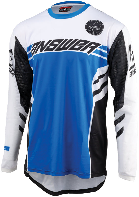 Answer 25 Arkon Nitrus Jersey Blue/Black/White - Large - Striker Modified