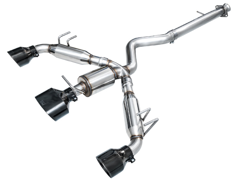 AWE Tuning 2023+ Toyota GR Corolla Track Edition Exhaust - Diamond Black Tips - Striker Modified