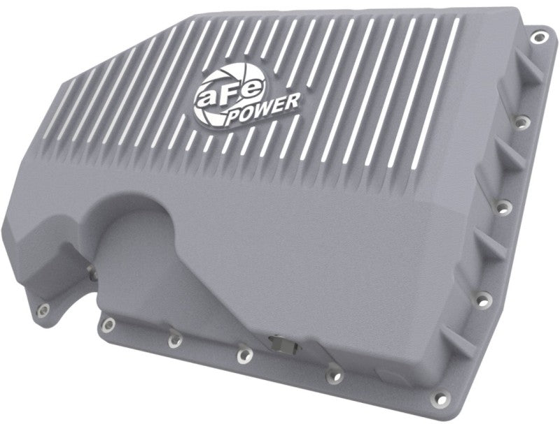 aFe 05-19 VW 1.8L/2.0L w/o Oil Sensor Engine Oil Pan Raw POWER Street Series w/ Machined Fins - Striker Modified