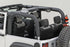 Rugged Ridge Roll Bar Cover Black Polyester 07-18 Jeep Wrangler JK - Striker Modified