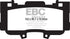 EBC 15+ Ford Mustang 2.3 Turbo Performance Pkg Redstuff Front Brake Pads - Striker Modified