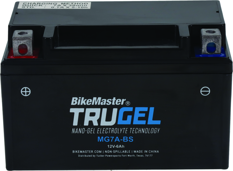 BikeMaster Trugel Battery MG7A-BS - Striker Modified