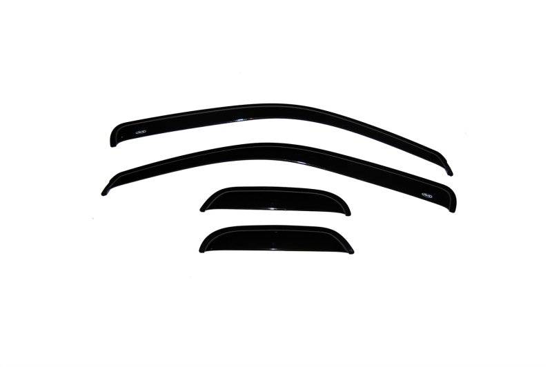 AVS 04-12 Chevy Colorado Ext. Cab Ventvisor Outside Mount Window Deflectors 4pc - Smoke - Striker Modified