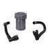 BBK 11-17 Ford Mustang GT Oil Separator Kit - Passenger Side - Striker Modified
