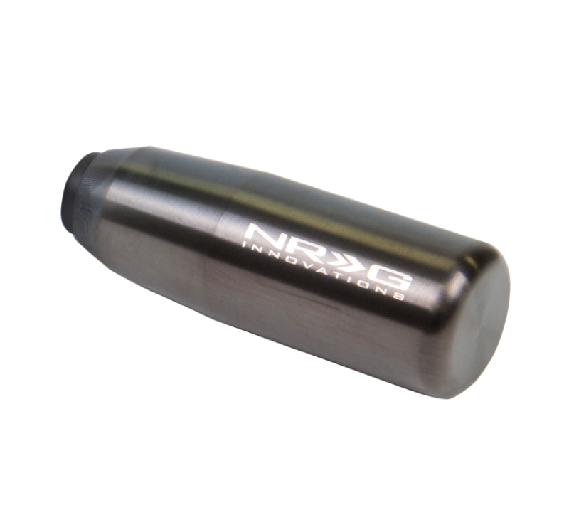 NRG Universal Short Shifter Knob - 3.5in. Length / Heavy Weight .85Lbs - Black Chrome - Striker Modified