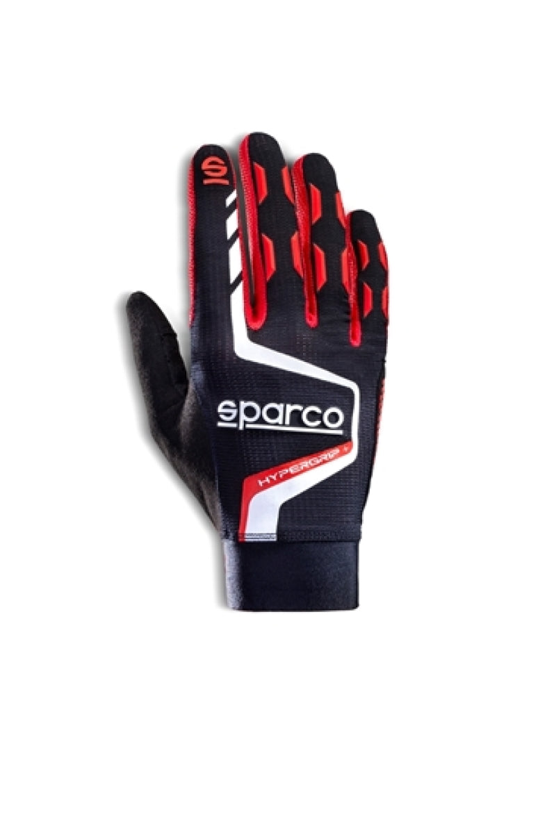 Sparco Gloves Hypergrip+ 10 Black/Red - Striker Modified