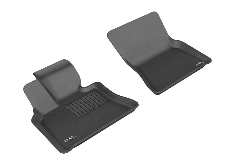 3D MAXpider 2007-2013 BMW X5/X6 E70/E71 Kagu 1st Row Floormat - Black - Striker Modified