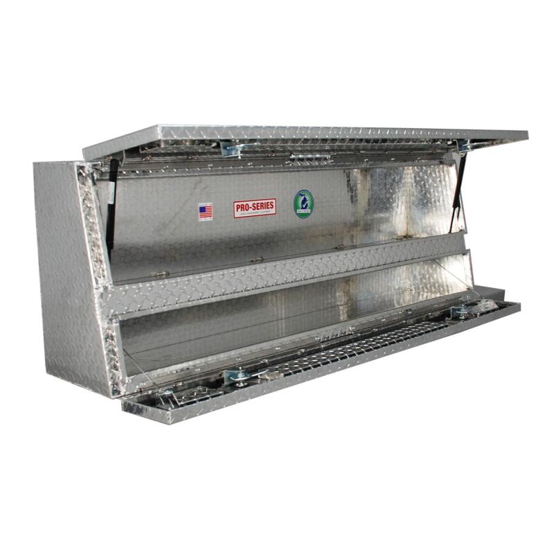 Westin/Brute Contractor TopSider 72in w/ Doors - Aluminum - Striker Modified