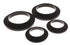 Energy Suspension 79-04 Ford Mustang SVO Black Rear Spring Upper & Lower Isolator Set - Striker Modified