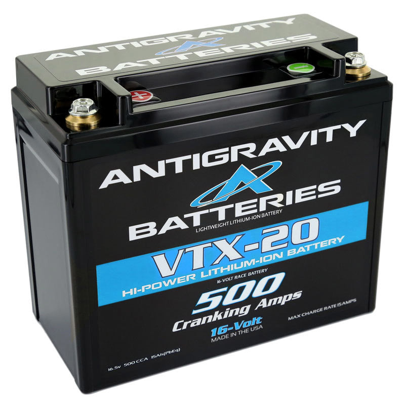 Antigravity Special Voltage YTX12 Case 16V Lithium Battery - Right Side Negative Terminal - Striker Modified