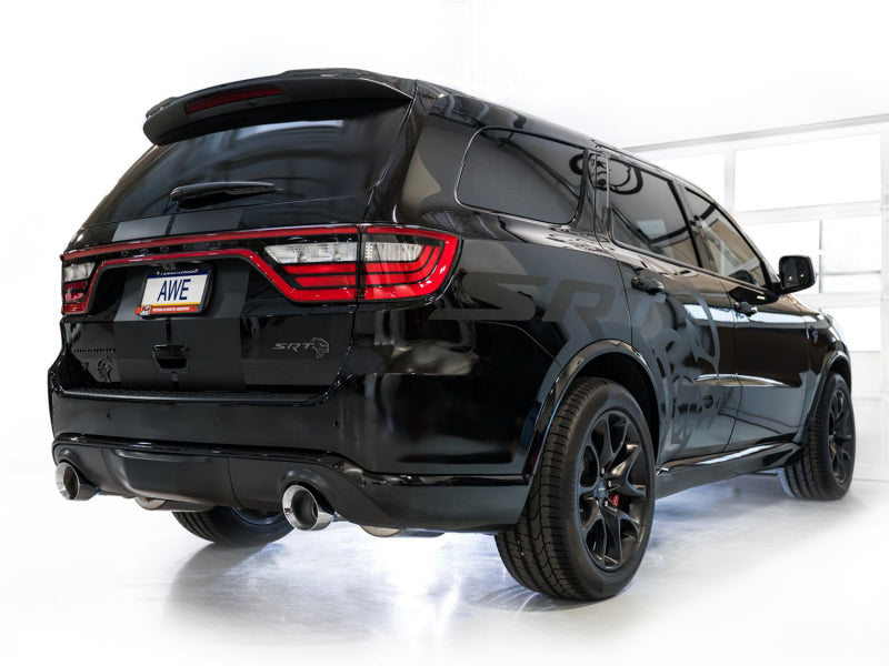 AWE Tuning 18-23 Dodge Durango SRT & Hellcat Touring Edition Exhaust - Chrome Silver Tips - Striker Modified