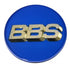 BBS Center Cap 70.6mm Blue/Gold (4-Tab) - Striker Modified