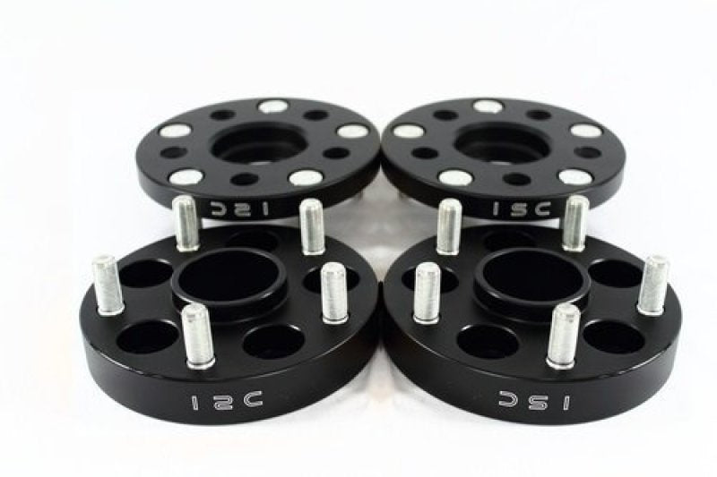 ISC Suspension 5x114.3 Hub Centric Wheel Spacers 20mm Black (Pair) - Striker Modified