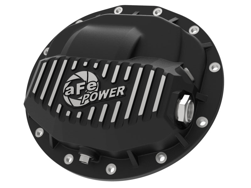 aFe Power Pro Series Rear Differential Cover Black w/ Machined Fins 13-18 RAM Diesel Trucks L6-6.7L - Striker Modified