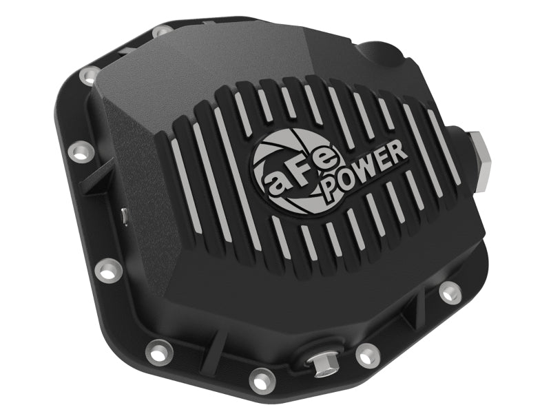 aFe Pro Series Rear Differential Cover Black 2018+ Jeep Wrangler (JL) V6 3.6L (Dana M220) - Striker Modified