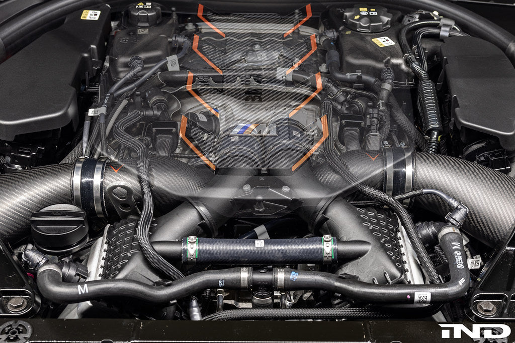 Eventuri BMW G90 / G99 M5 (S68) Carbon Turbo Inlet Set