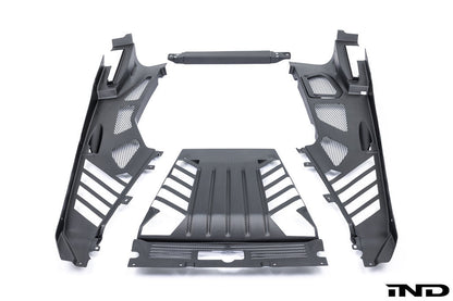 Eventuri Lamborghini Huracan Black Carbon Engine Cover Set
