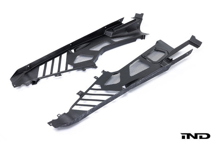 Eventuri Lamborghini Huracan Black Carbon Engine Cover Set