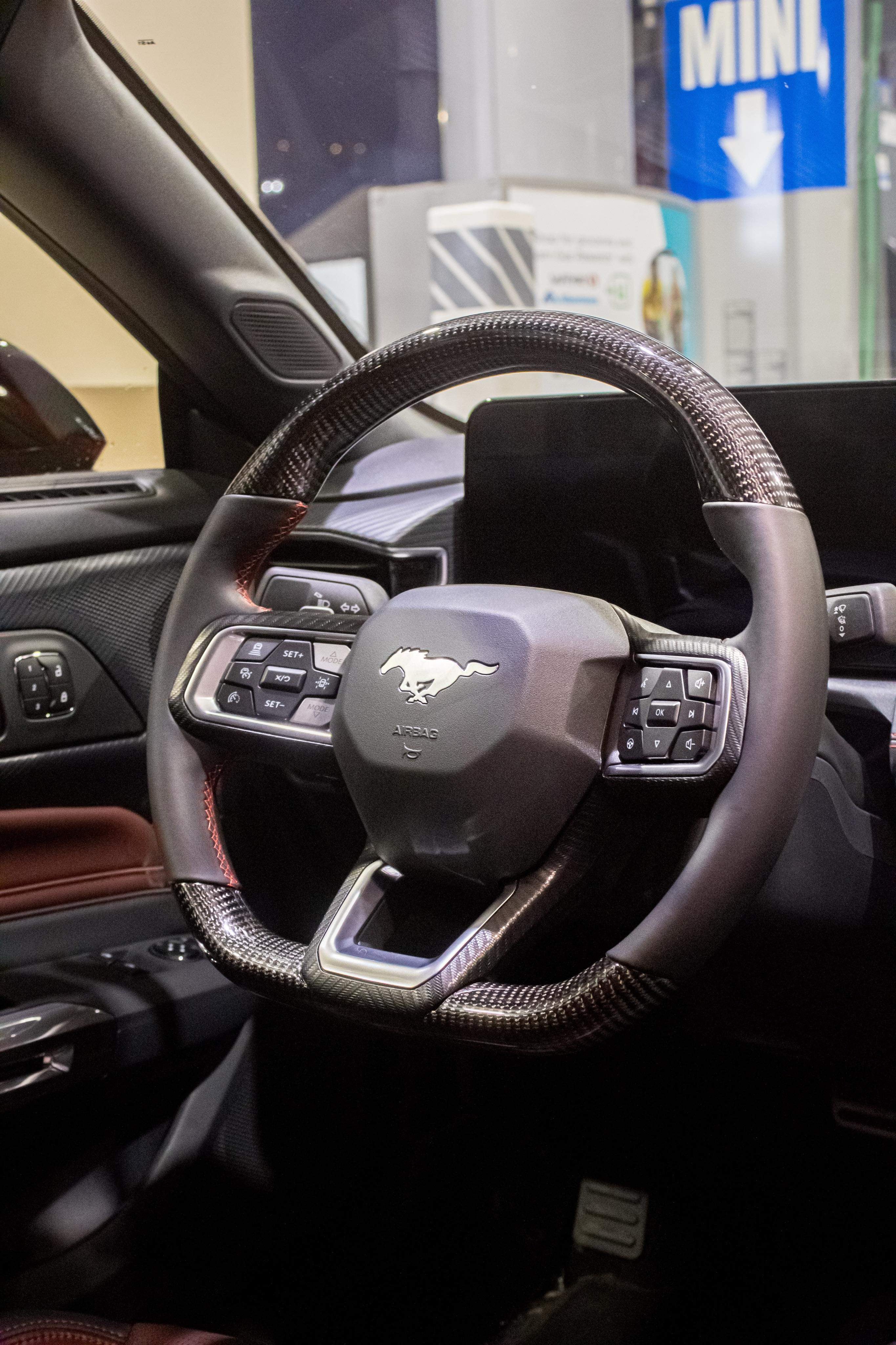 2024+ Ford Mustang Steering Wheel - Striker Modified