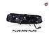 2019-2025 CHEVY CAMARO UMBRA LED TAILLIGHTS GLOSS BLACK/SMOKE LENS