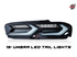 2019-2025 CHEVY CAMARO UMBRA LED TAILLIGHTS GLOSS BLACK/SMOKE LENS