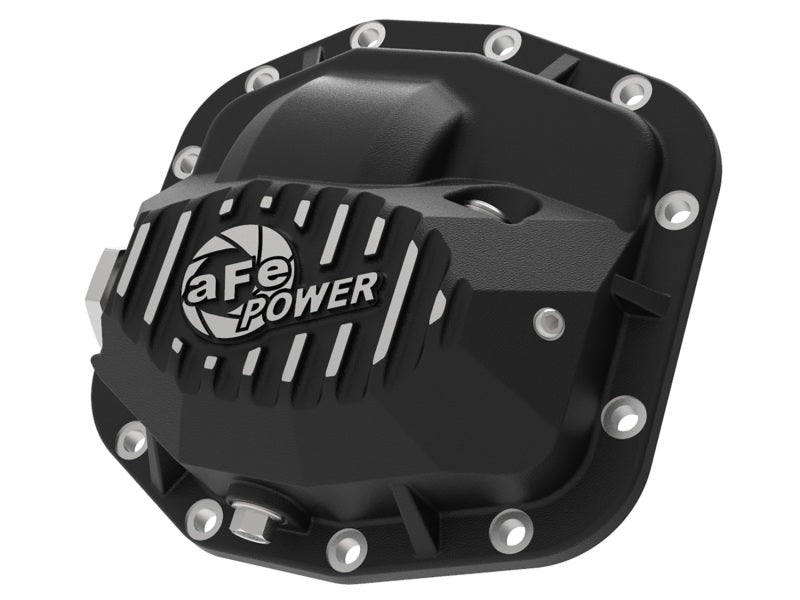 aFe Pro Series Front Differential Cover Black 2018+ Jeep Wrangler (JL) V6 3.6L (Dana M186) - Striker Modified