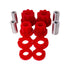 Energy Suspension 01-05 Lexus IS300 Rear Subframe Bushing Set - Red - Striker Modified