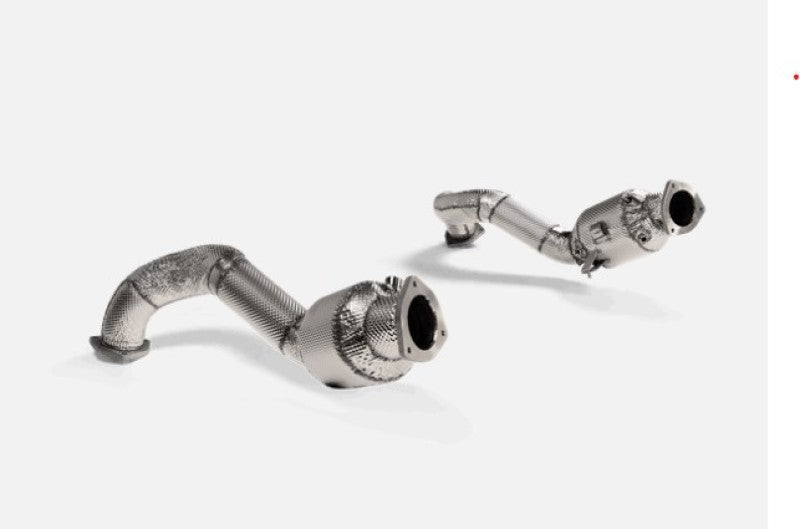Akrapovic 2022+ Porsche 718 Cayman GT4 RS Link-Pipe Set (Titanium) - Striker Modified
