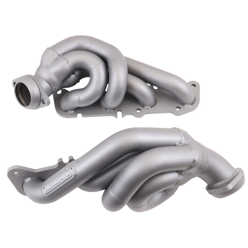 BBK 11-14 Ford F-150 Coyote 5.0 Shorty Tuned Length Exhaust Headers - 1-3/4in Titanium Ceramic - Striker Modified