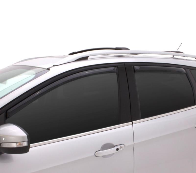 AVS 16-18 Mazda 2 Ventvisor In-Channel Front & Rear Window Deflectors 4pc - Smoke - Striker Modified